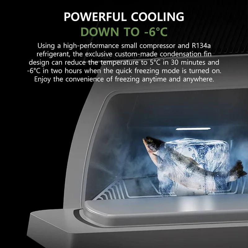 NovaAcc Багажник Автомобильный Холодильник 16л для Tesla New Model Y 2025 Juniper Компрессор Морозильная Камера Кулер Холодильник Открытый Путешествия Кемпинг