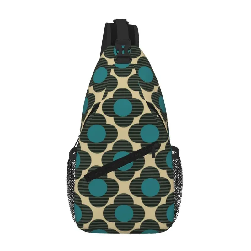 Orla Kiely Multi Stem Flowers Sling Bags for Travel Hiking Men Women Portable Chest Crossbody Backpack Daily Shoulder Daypack