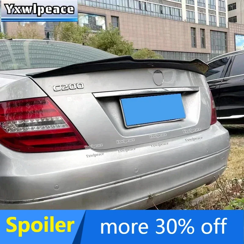 

PSM Style Real Carbon Fiber Rear Trunk Lip Spoiler Wing For Mercedes-Benz C Class W204 4-Door Sedan 2007-2014 C300 C180 C220