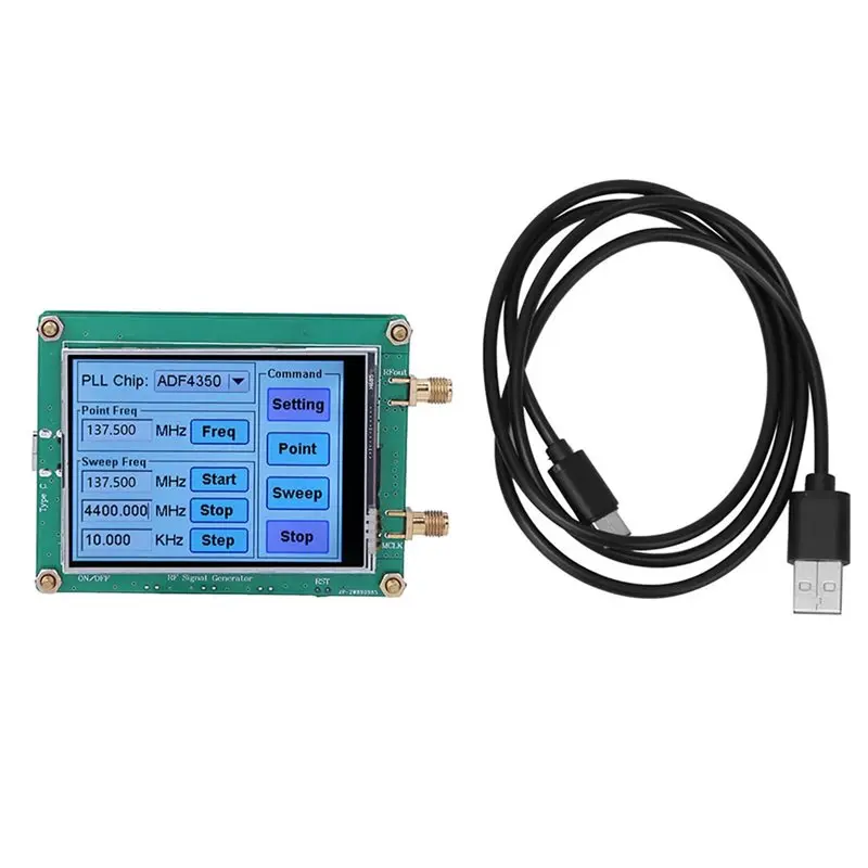 

BHTS-RF Signal Generator Full Touch Screen RF Signal Source ADF4350/AD F4351 Frequency PC Control