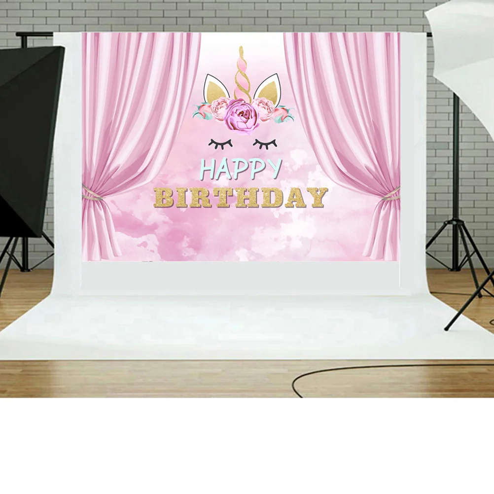 

Unicorn Photo Backdrop Cloth Premium Durable 90x150cm Kids Studio Background Cloth Photography Wall Photo Backdrop