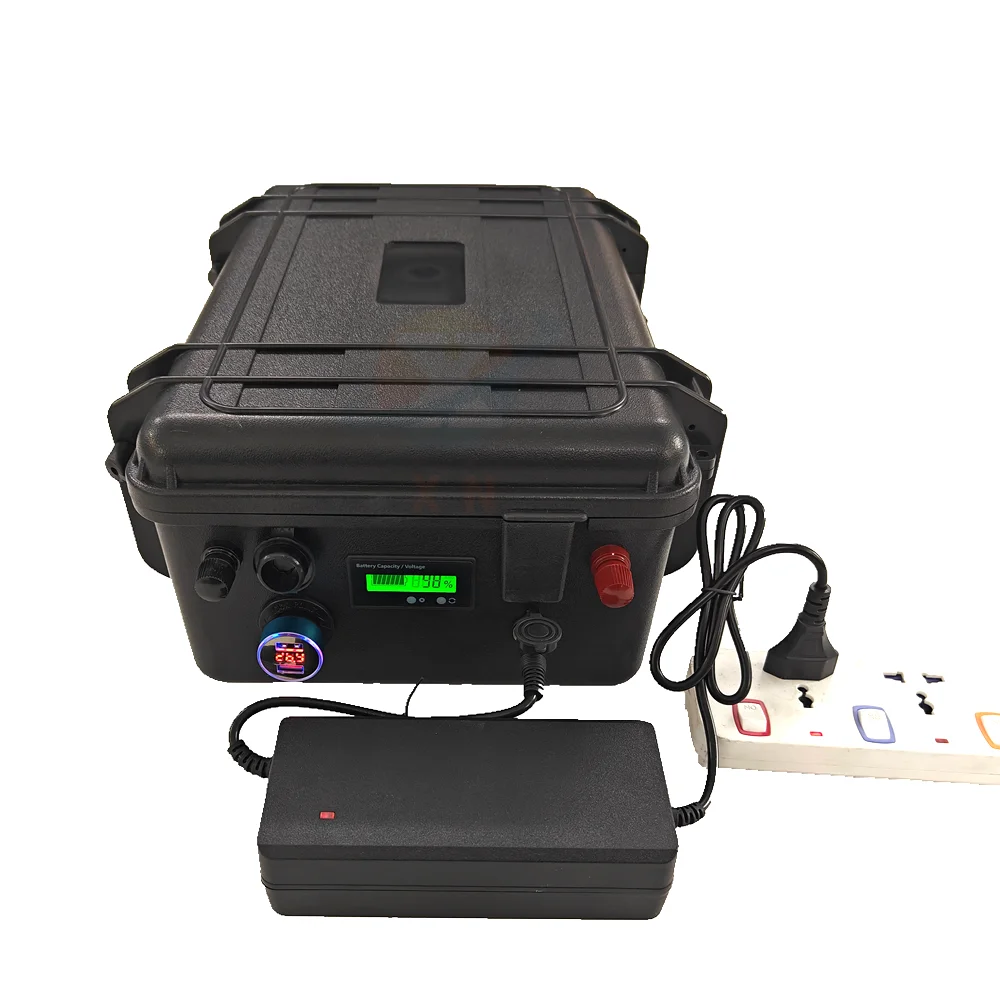 Lifepo4 24v 80AH 100AH ​​Battery BMS batteria 24v For 2400W Inverter Refrigerator Camping Gear And Tools RV AGV UPS