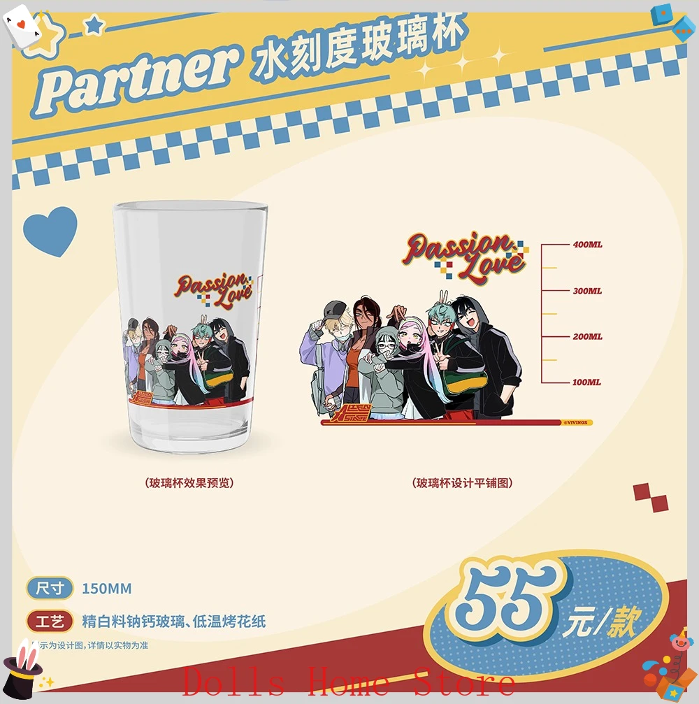 

Genuine Alien Stage 3rd Anniversary Ivan Sua MiZi Till Luka Hyuna Anime Cosplay Water Scale Glass Cup Fans Gift Official