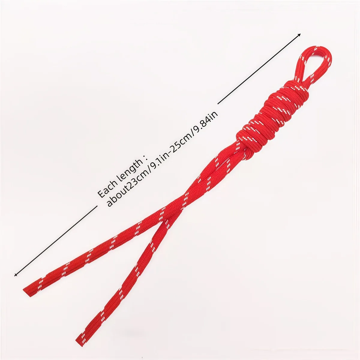 20pcs Colorful Nylon Rope DIY Craft Weaving Kit, for Keychains, Random Colors, Backpack Charms & Braiding - Handmade Making