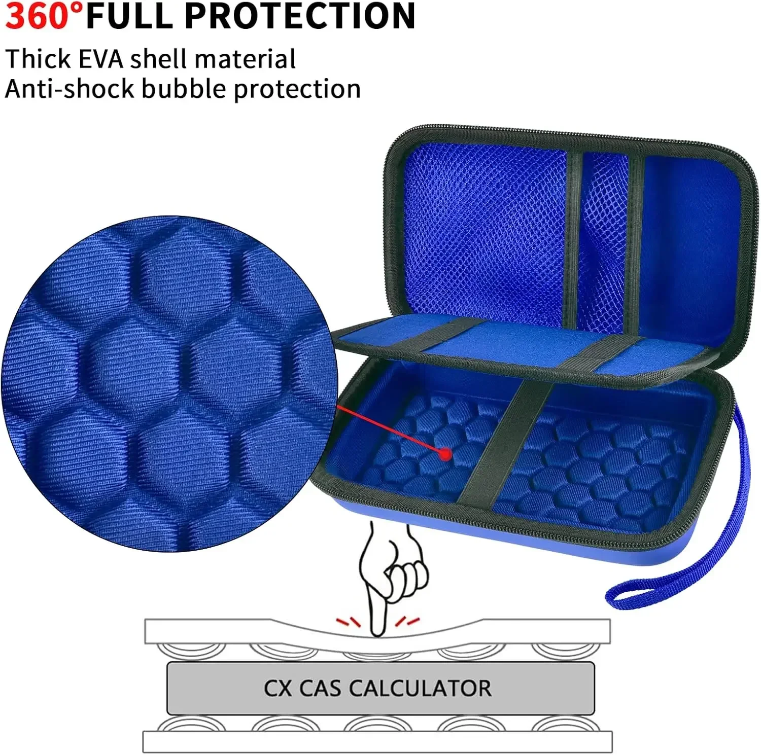 Graphing Calculators Case for Texas Instruments TI-84 Plus/TI-83 Plus CE Color Calculator, Storage Holder for TI-89 (Box Only)