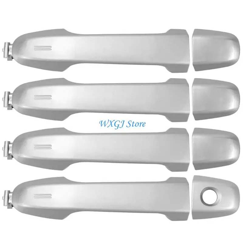 37JE 6921106090 Outside Door Handle for 2012-2017 Door Service, 4 Piece ABS Set 3