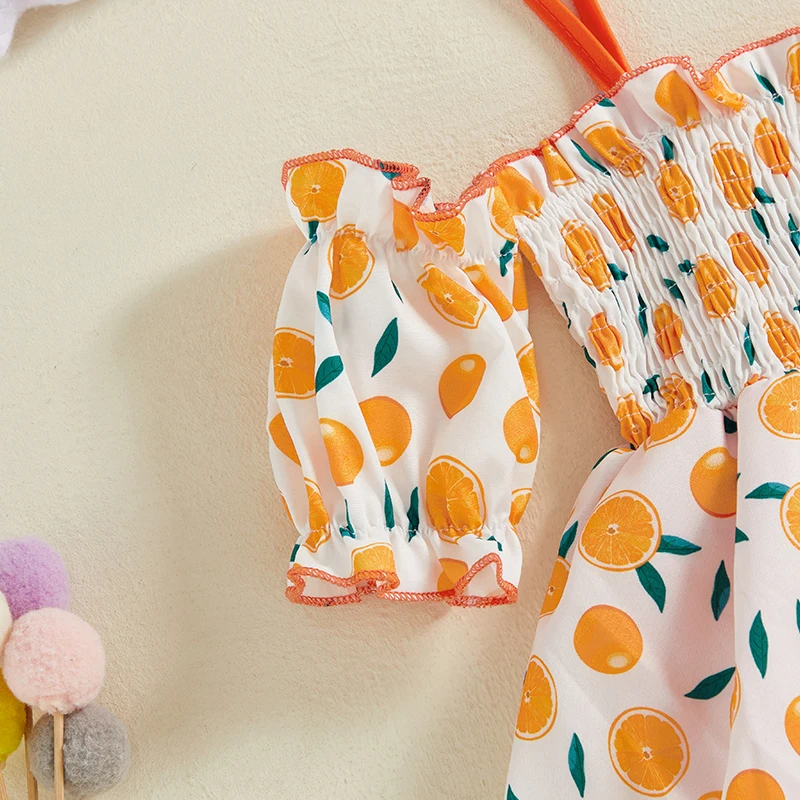 Abito pagliaccetto con maniche a volant floreali rosa per bambini con fascia per capelli con fiocco abbinato, set da 2 pezzi per gite estive e feste