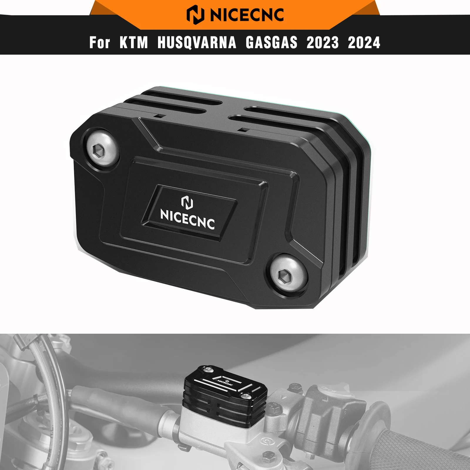 

NICECNC Clutch Reservoir Large Volume For Husqvarna TE300 TE250 FE350 FE450 FE501 FE250 2014-2016 TX300I FX FC 350 450 2022-2024
