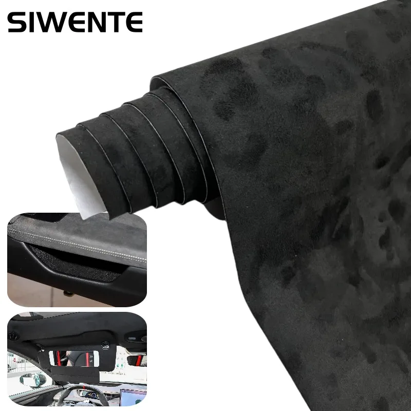 

Versatile for DIY Automotive Interior Suede Stickers Max 300cm Premium Self-adhesive Suede Fabric Patches Jewelry Box Decoration