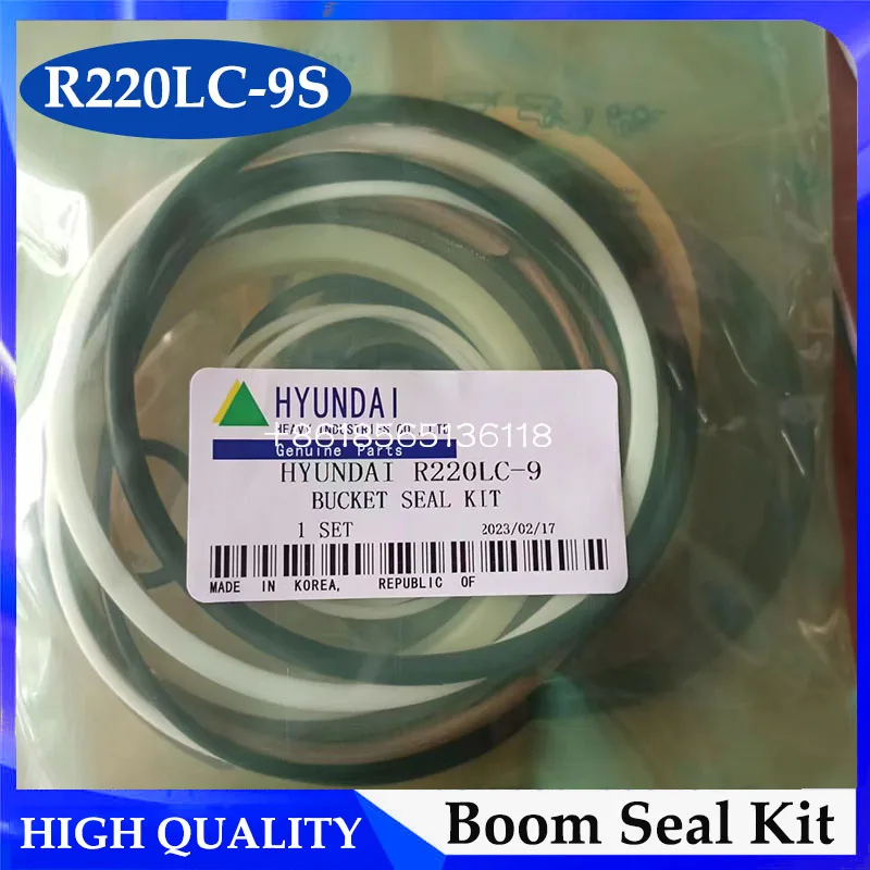 R220LC-9S Bucket Cylinder Seal Kit for Hyundai Excavator R220LC-9S Hydraulic Bucket Oil Seal Repair Kit