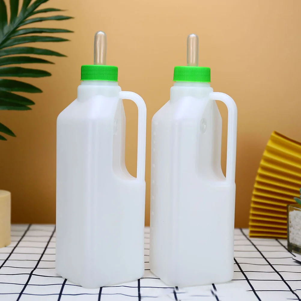 

Lamb Feeding Bottles Selected ABS Material Anti Biting Large Capacity Suitable for Piglet Lamb Young Calf Farm Animal Nursing