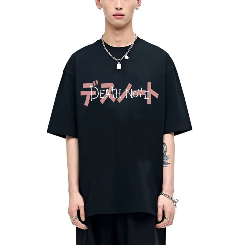 

Japanese Anime Death Note Misa T-shirt Men Women Clothing Fashion Hip Hop Streetwear Male Vintage Oversized Short Sleeve Tshirt