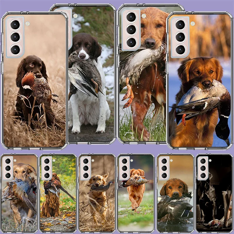 Hunters and Retrievers Clear Phone Cases for Samsung S26 Ultra Galaxy S25 Edge S24 S23 FE S21 Plus S20 S22 S10 Cover Patterned C