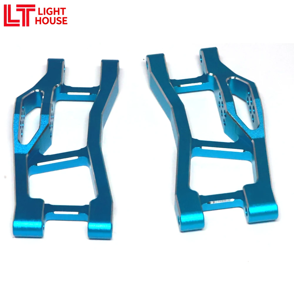 LIGHT HOUSE 7075 Juego de brazo inferior trasero de aluminio para TRX MINI MAXX BL-2s 4WD Monster Truck sin escobillas 107154-1 piezas de mejora