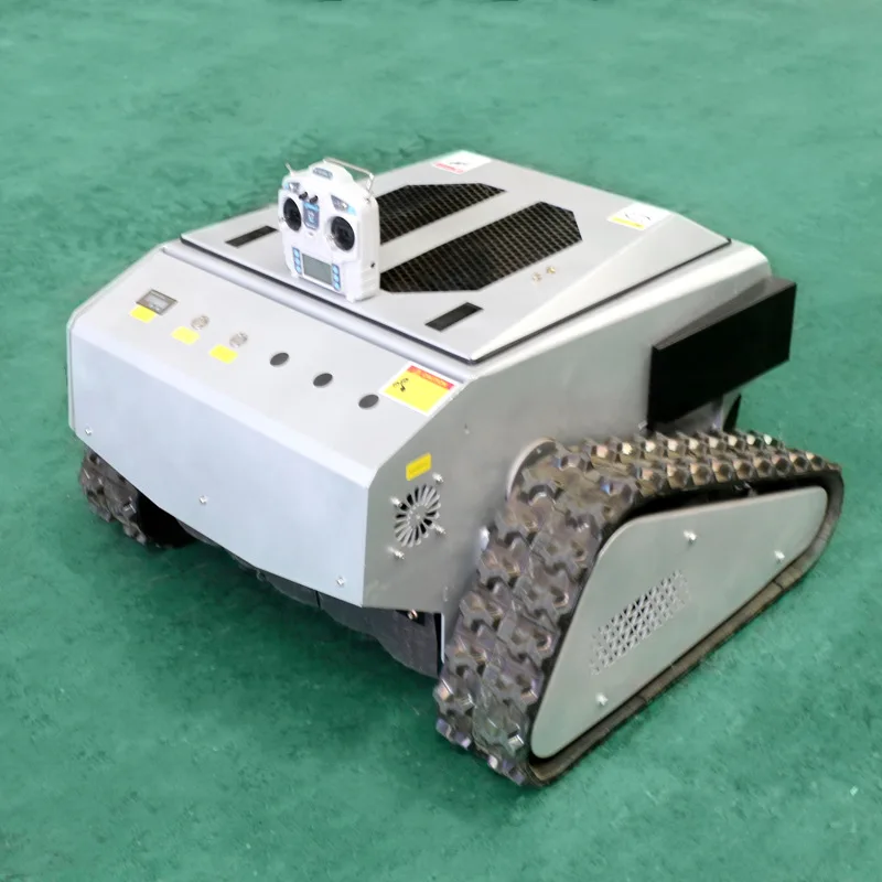 Long battery life remote control crawler lawn mower ZY-550L lithium battery lawn mower 550mm wide orchard lawn mower
