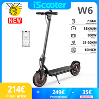 10 inch electric scooter W6 motor 500 W 36 V 7.8Ah Range 25-30 km 3 speed 35 km/h With e-scooter application