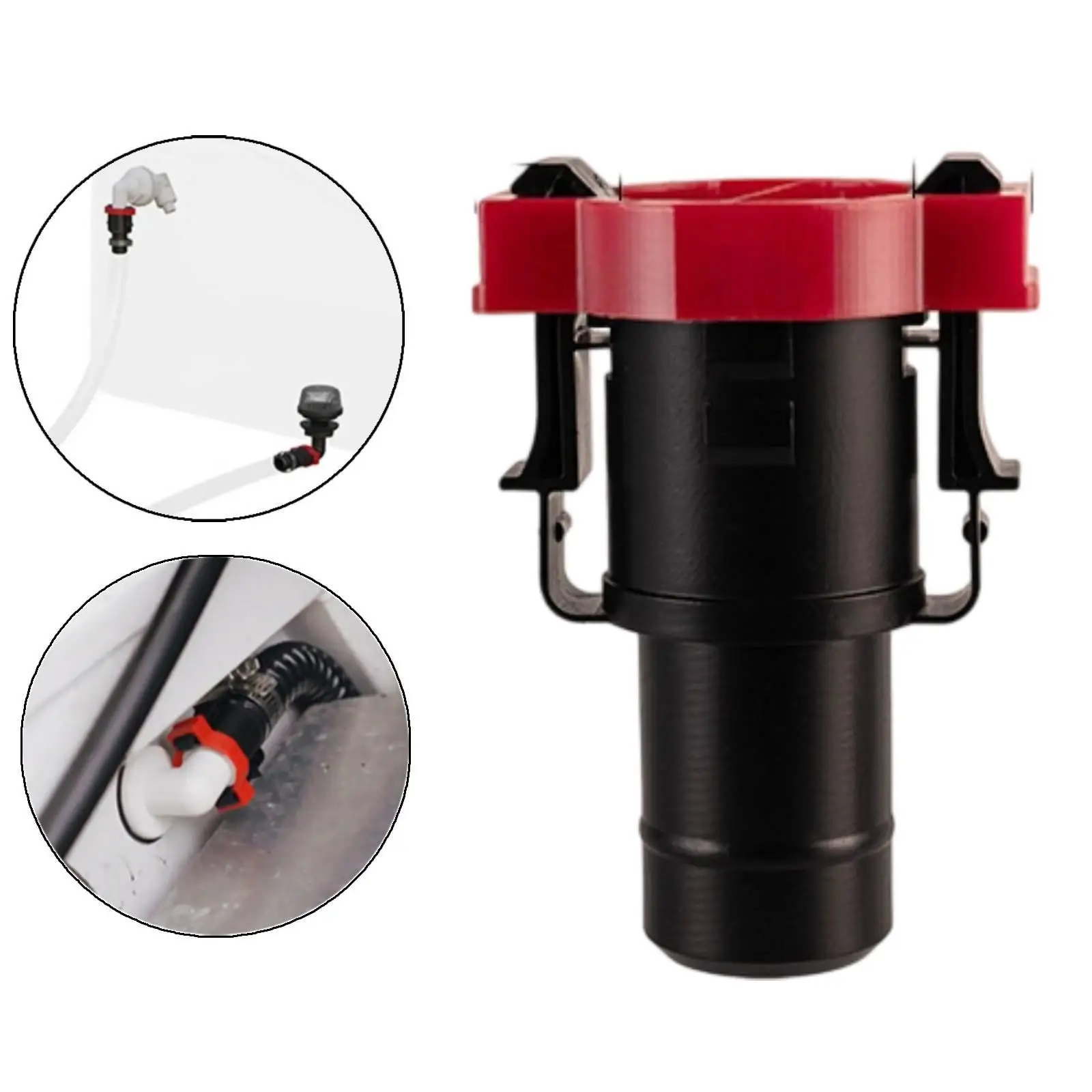Quick Hose Coupling Adapter Easy to Use Sturdy Plastic Water Hose Connection Connectors for Marine Setups