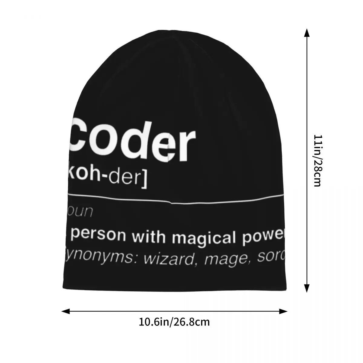 Coder Definition Skullies Beanies Hats Warm Autumn Winter Outdoor Cap Knitted Bonnet Caps for Men Women Adult
