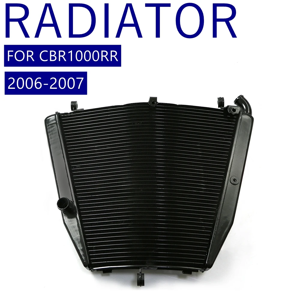 

CBR1000RR Motorcycle CNC Aluminium Radiator Cooler Cooling Water Tank For Honda CBR 100RR CBR1000 RR CBR 1000 RR 2006-2007