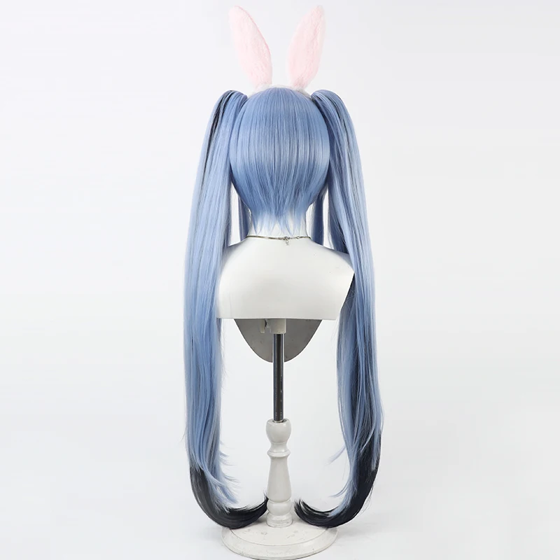 Game Virtual YouTube Vtuber Usada Pekora Cosplay Wig Synthetic Heat Resistant Fiber Hair Halloween Carnival Party Props Women