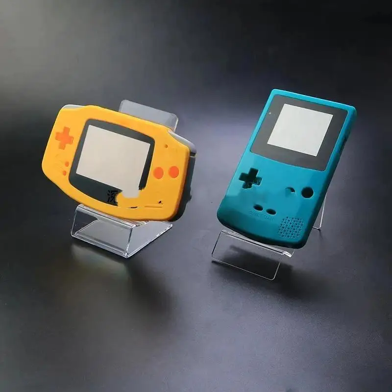Verstellbarer, mehrwinkeliger Acryl-Displayständer, Schreibtischhalterung für Gameboy GB GBC GBA PSV Psvita Spielkonsolen-Ausstellung – Detail 4