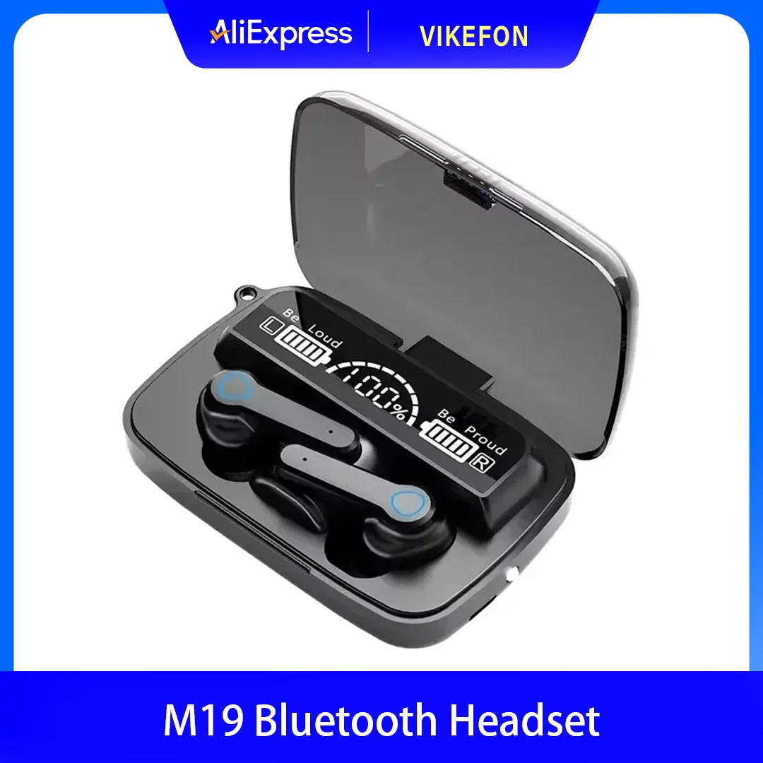 Bluetooth TWS F9-5C Wireless Earphone Sports Waterproof Earbuds 2200mAh Charging Box Headphones Headset For Smartphones