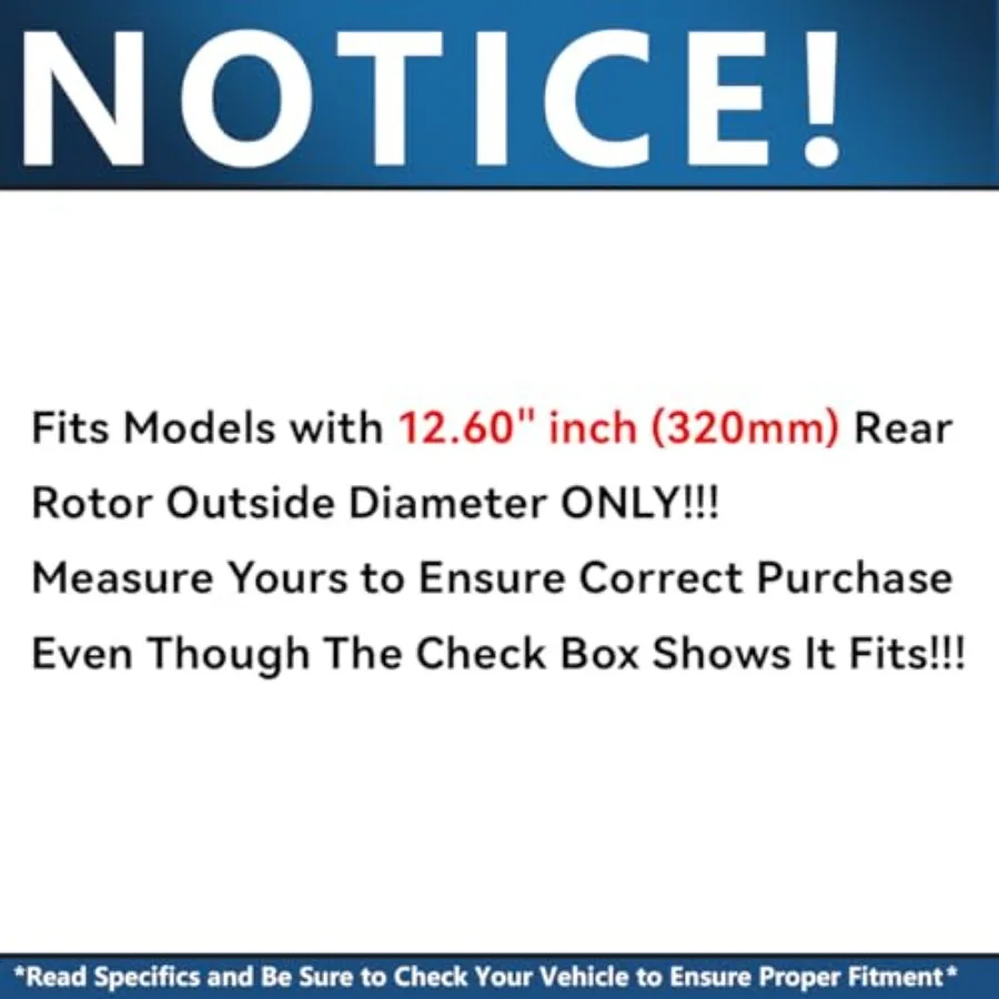 Kit de frein arrière d'essieu Detroit pour Jeep Cherokee 2014 – 2022, Rotors de frein à disque en céramique 12.60, plaquettes de frein de remplacement, Perfor gris foncé