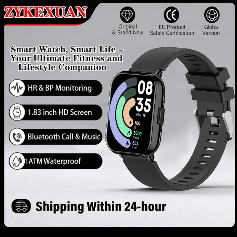 Global Version For Xiaomi Watch 5 Active Men Women HD Display 100+ Sports Modes Heart Rate Bluetooth Call Waterproof Smart Watch