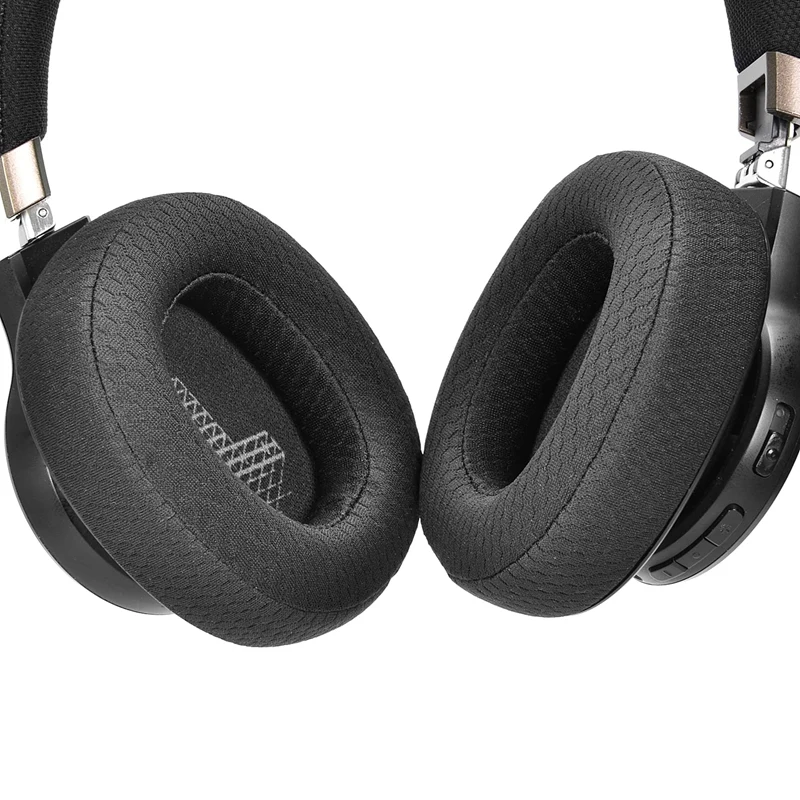 1Pair Foam Ear Pads Cushion Leather Earpad for JBL E65 E65BTNC / Duet NC/Live 650BTNC Live 660 BTNC Headphones