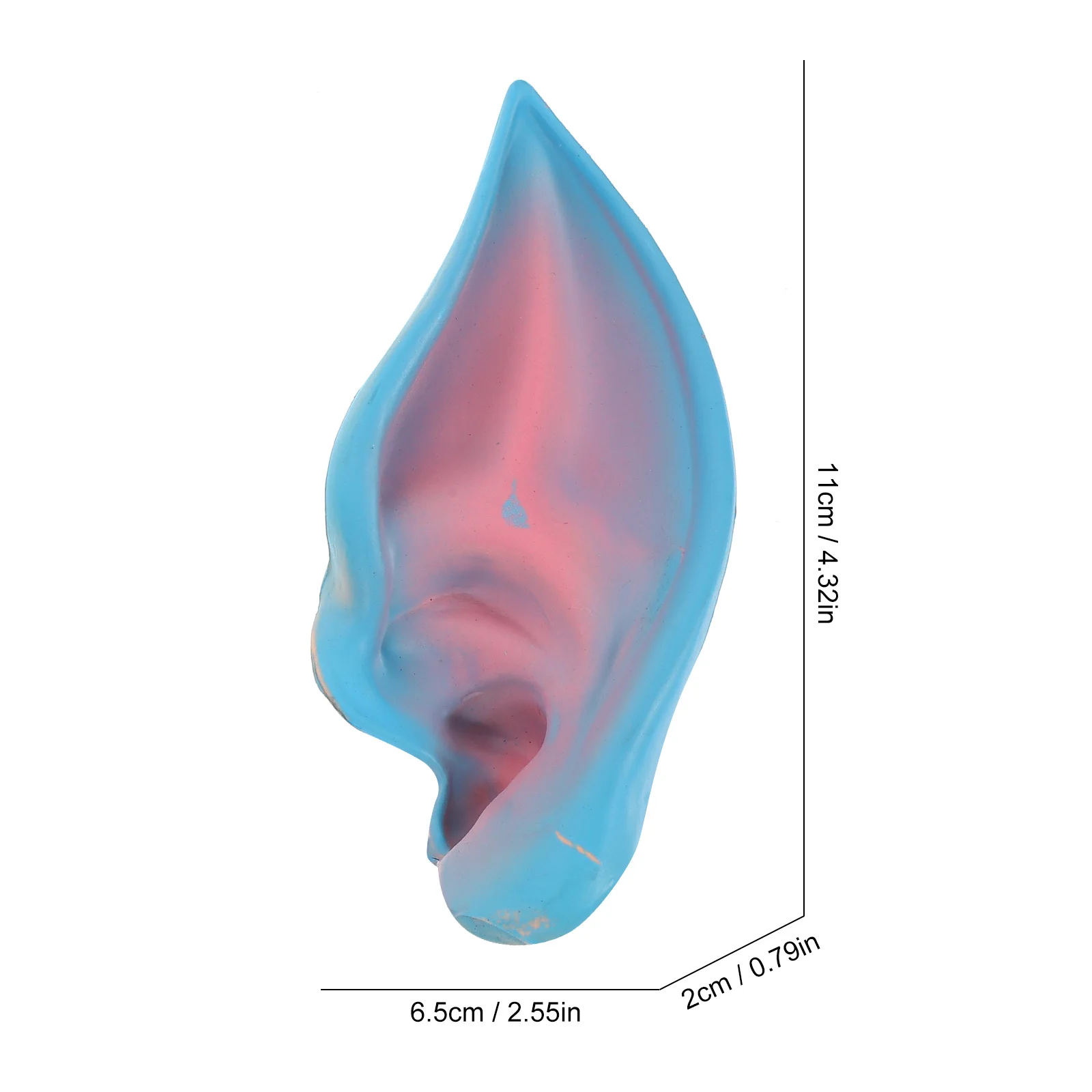 1 par de orelhas de simulação realista, perfeitas para cosplay de fadas, fantasia de halloween, festa, adereços de orelha, acessório para mulheres