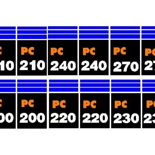 Excavator Side Door Sticker For Komatsu PC 130/160/210/230/240/260/300/360/-7-8