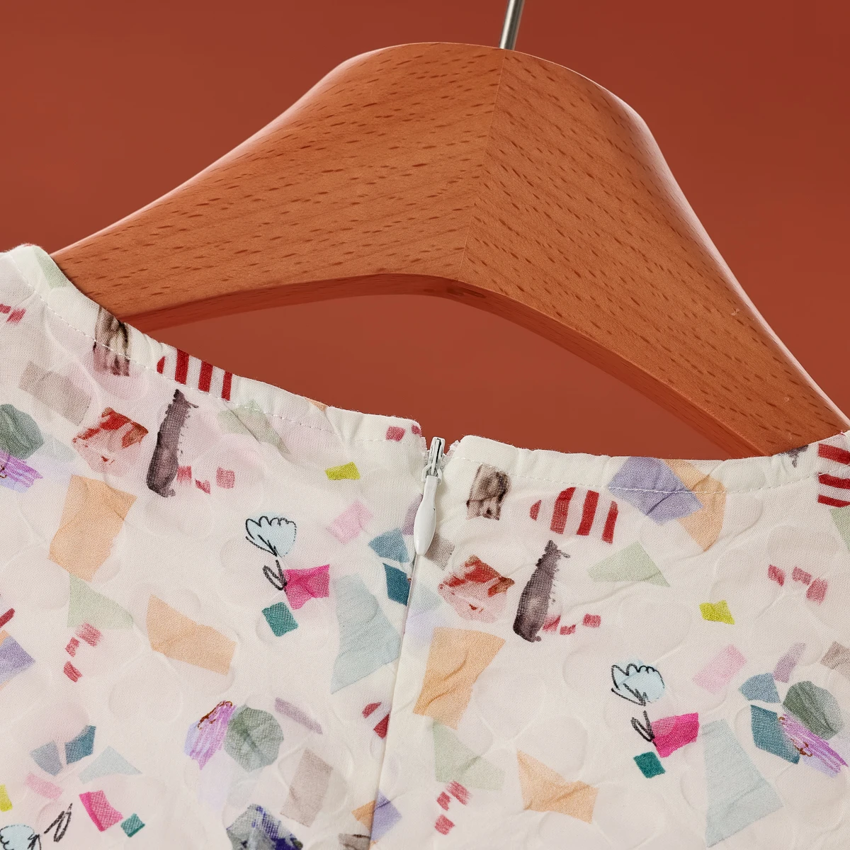 Stampa floreale estiva V-ne Bubble Sve Dr con cintura in cotone 00% ort Sve Versione H Casual Sle da donna Dr