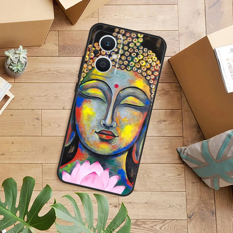 Funda de teléfono Gautama Buddha para OPPO Reno 14 12 11 13 F 10 Pro 8T 8 Lite OPPO Find X9 X8 X6 X5 Pro contraportada
