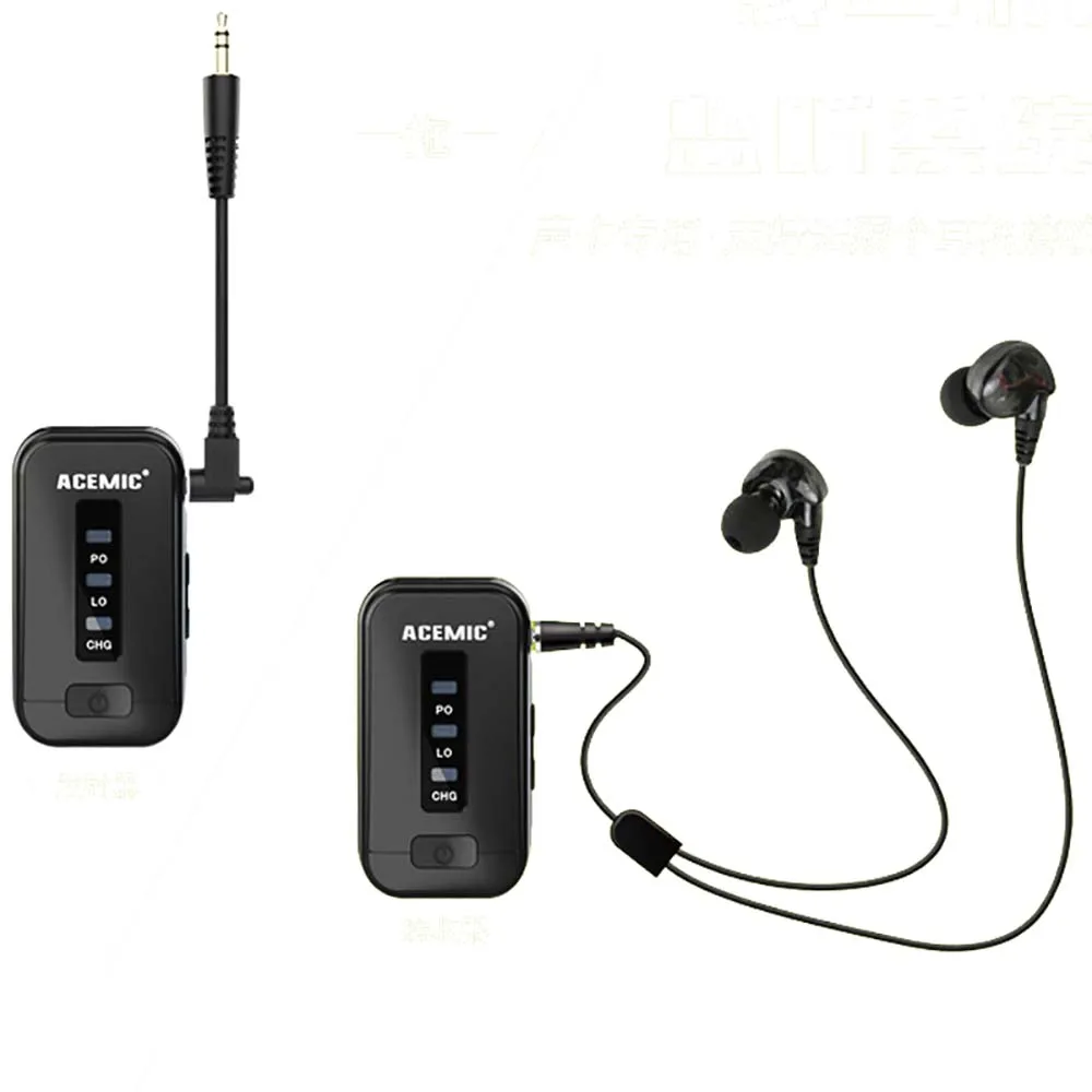 In Ear Monitor Wireless Transmitter Receiver Earphone With Volume Adjustable For Live Professional Monitor Earphone Stage Audio