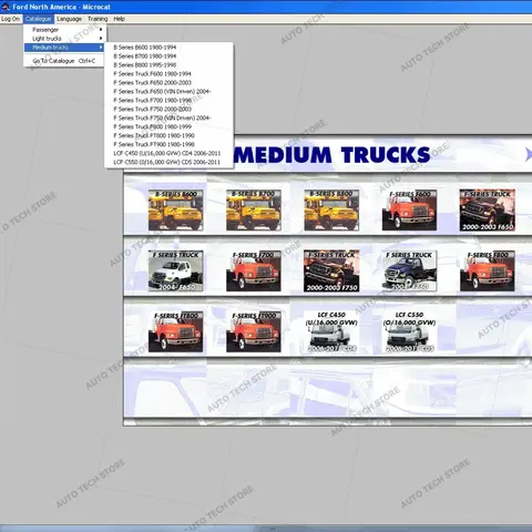 2022.9 For Microcat Ford North America Electronic Parts Catalog contains information about genuine parts accessories Passenger