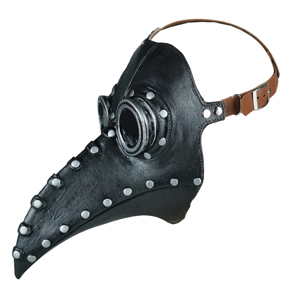 

Vintage Beak Mask Halloween Steampunk Cosplay Costume Medieval Plague Bird Scary