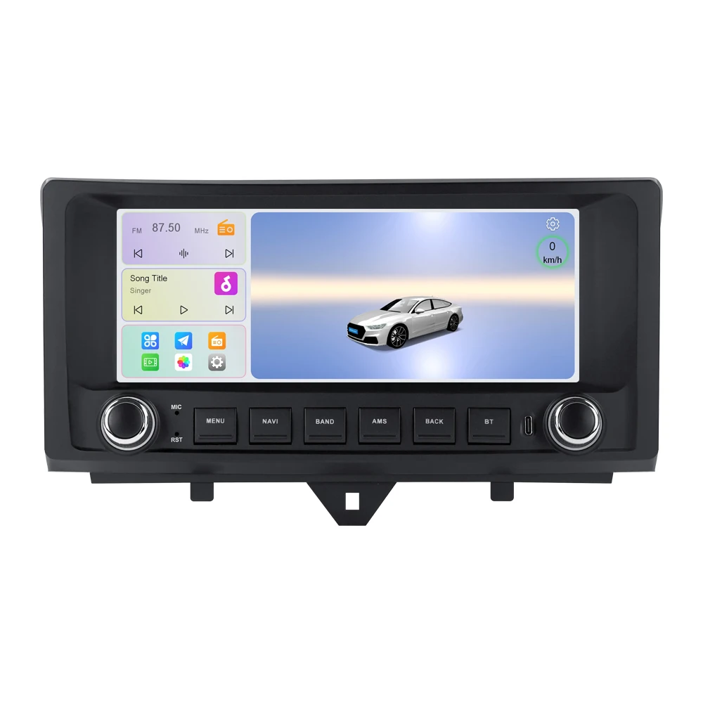 MEKEDE 10,26" Kabelloses CarPlay Android Auto Autoradio für Mercedes Benz Smart Fortwo 451 2011-2015 Multimedia-Player GPS-Navigation 2 Din Autoradio
