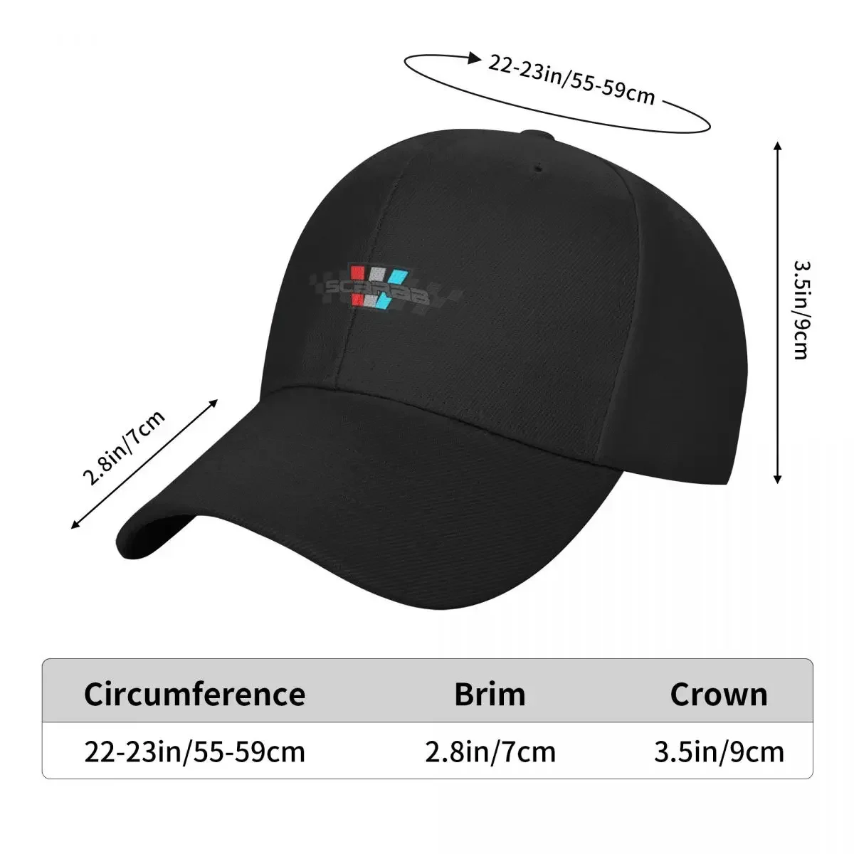 SCARAB RACING BOATS YACHTS LOGO Classic Baseball Cap Icon Sports Cap Fishing cap Designer Hat Golf Men Women's
