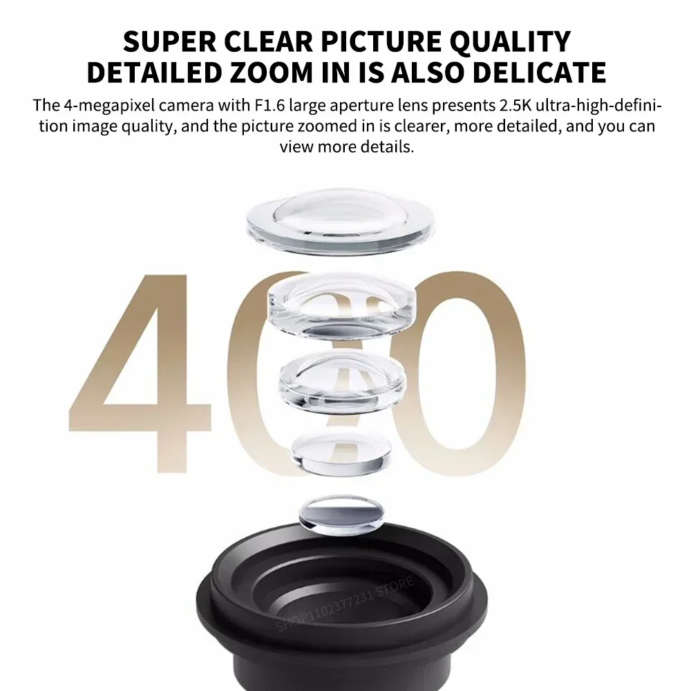 Уличная камера XIAOMI CW300 2,5K, полноцветная камера ночного видения, 4 миллиона пикселей, IP66, отслеживание человека, звуковое и световое предупреждение, голосовой вызов