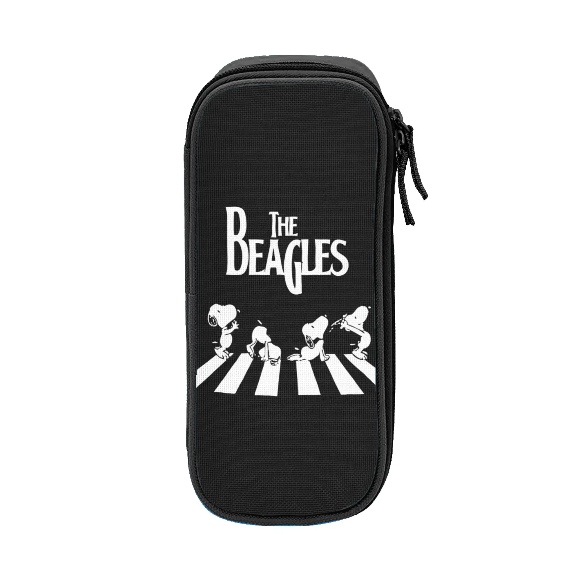 Large Capacity Pencil Case Snoopys cartoon dog School Supplies  Double Layer Pencil Bag Women Makeup Bag Amazing Gift