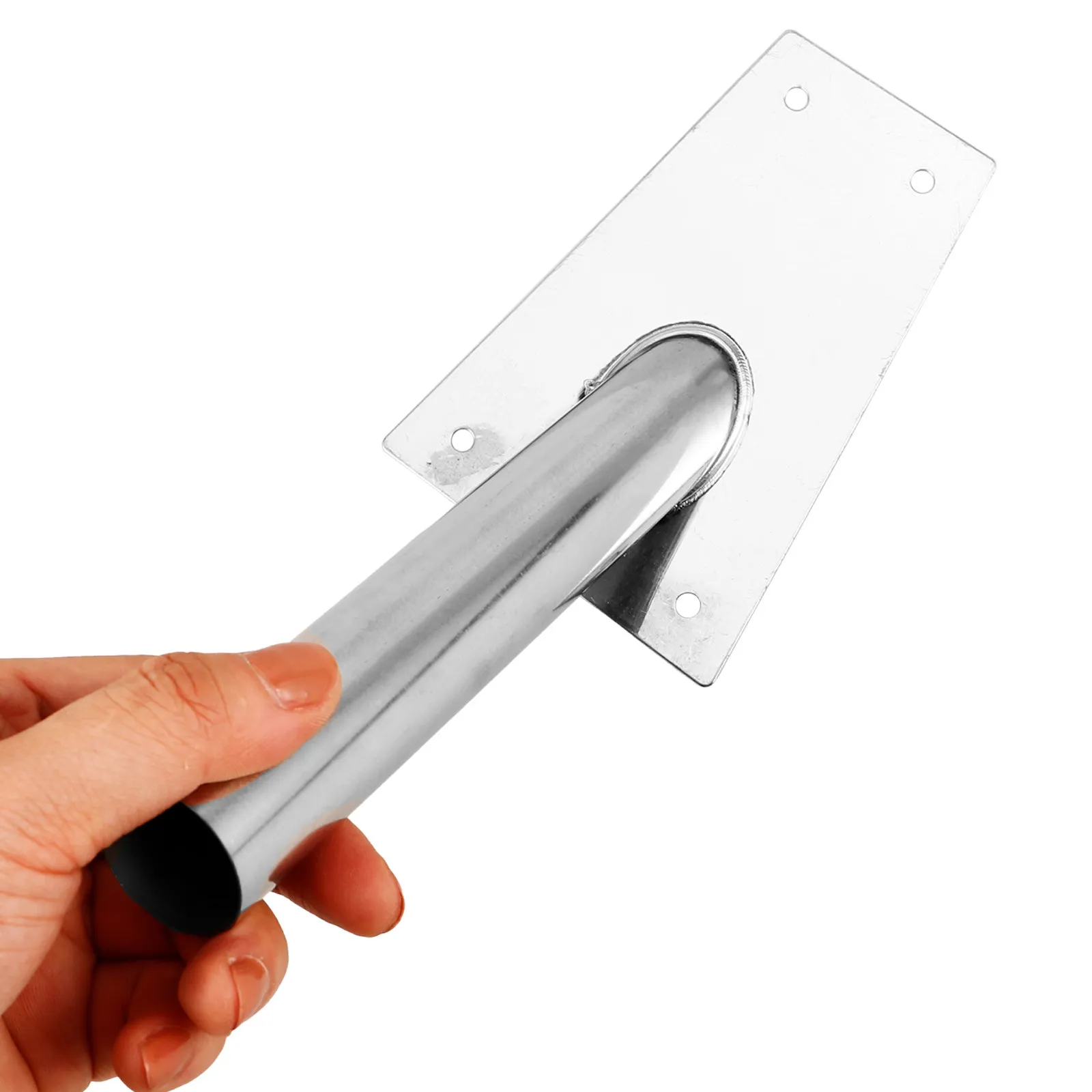 Robust Stainless Steel Flag Pole Holder Mounting Bracket Wall Or Ground Use Easy Setup Flagpole Base for Decorative Garden