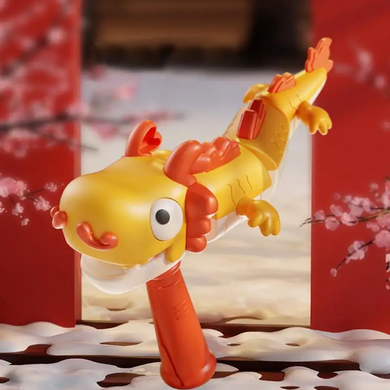 Brinquedos tradicionais do dragão chinês, lanterna festiva, decoração do ano novo vermelho, brinquedos leves do festival da primavera, 2024
