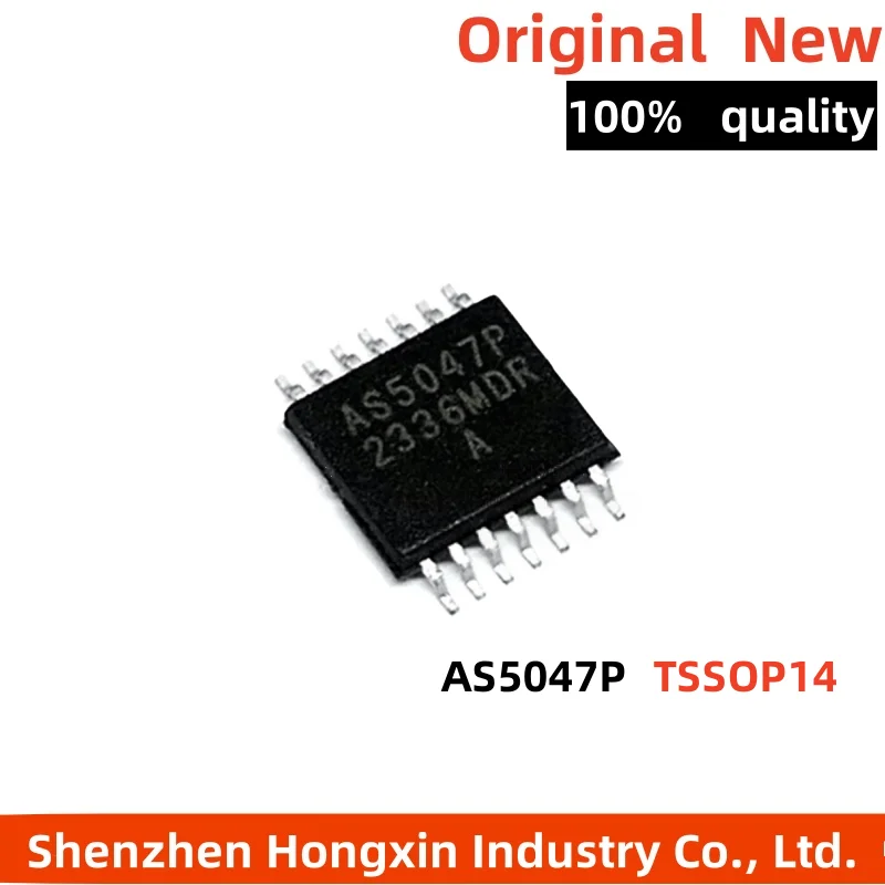 (1piece) 100% New AS5047P AS5047D AS5047P-ATSM SMT TSSOP14 Rotary Encoder