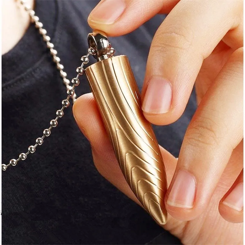 Creative Bullet Style Keychain Lighter | 10000+ Times Ignition Windproof Metal Ornament for Cigarette Use cigarette accessories