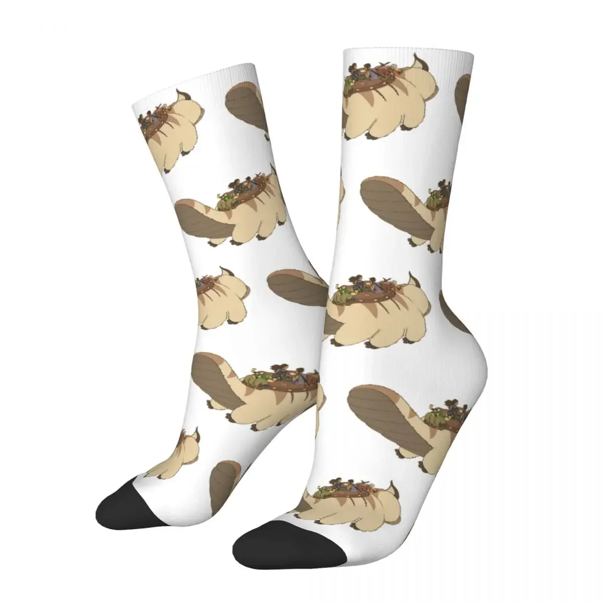 Appa Avatar The Last Airbender Socks Harajuku Super Soft Stockings All Season Long Socks Accessories for Unisex Gifts