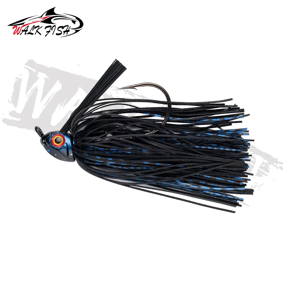 WALK FISH 12G 15G spinner bait weedless jig Bass jig Chatter bait fishing lure chatterbait Wobbler For Bass Fishing Tackle