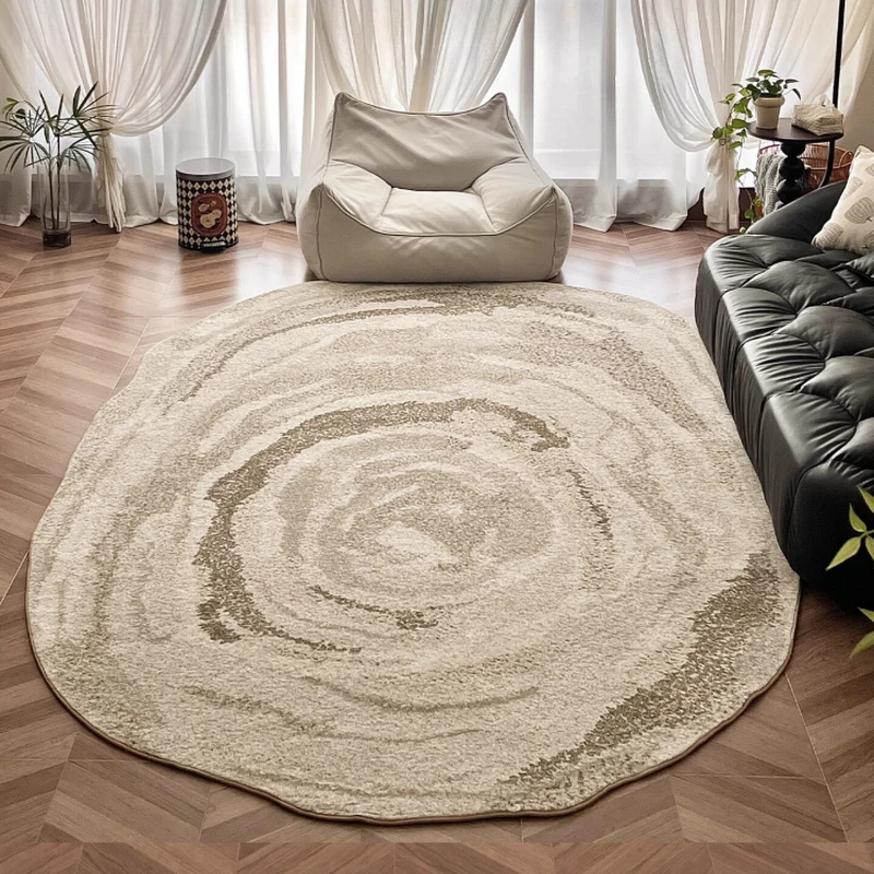 Living room irregular floor mat waterproof household leave-in washable
