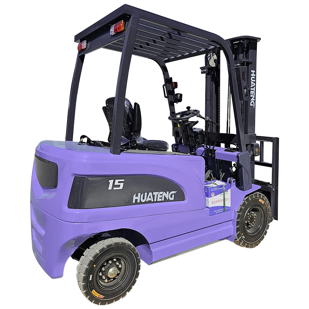 72V 600ah Fast Charging Battery Forklift CPD15 1.5 Ton Electric Fork Lift