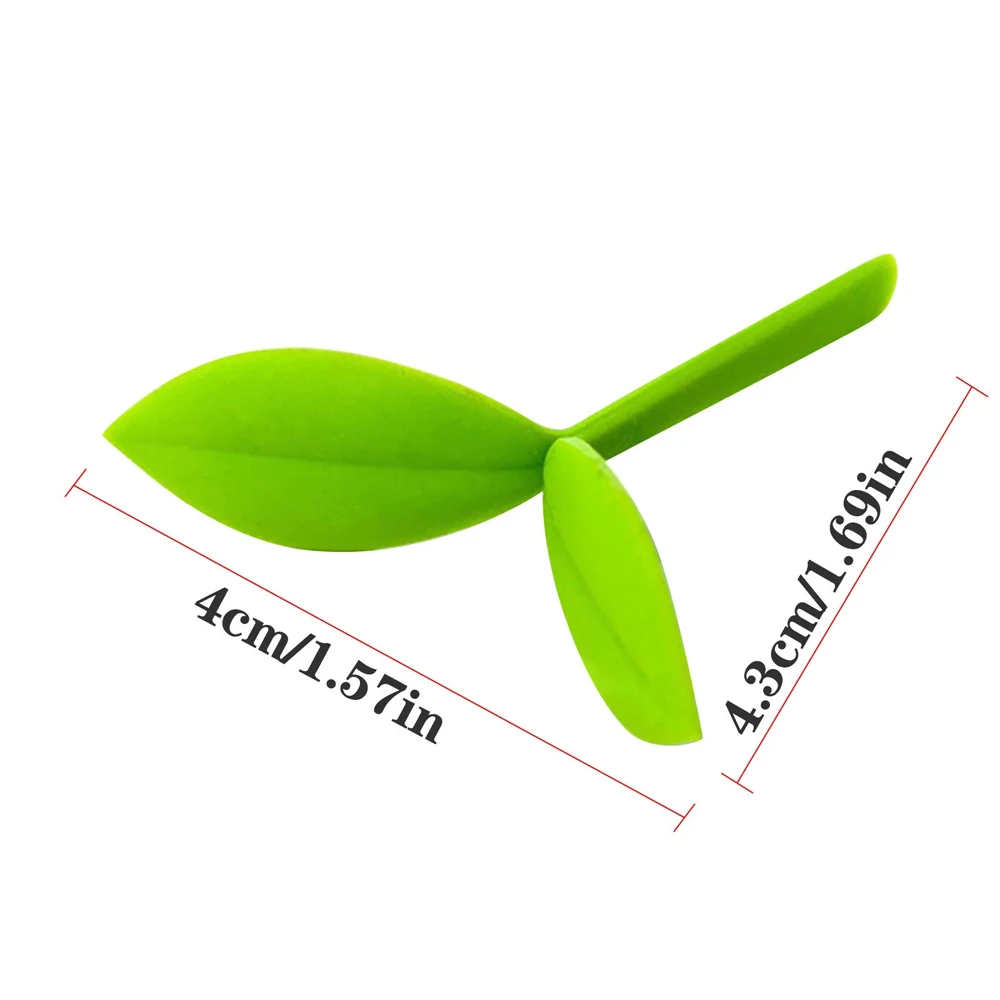 Office Stationery Reading Silicone Green Bookmarks Sprout Bookmark Little Leaves Bookmark Grass Buds Bookmark Little Grass Bud