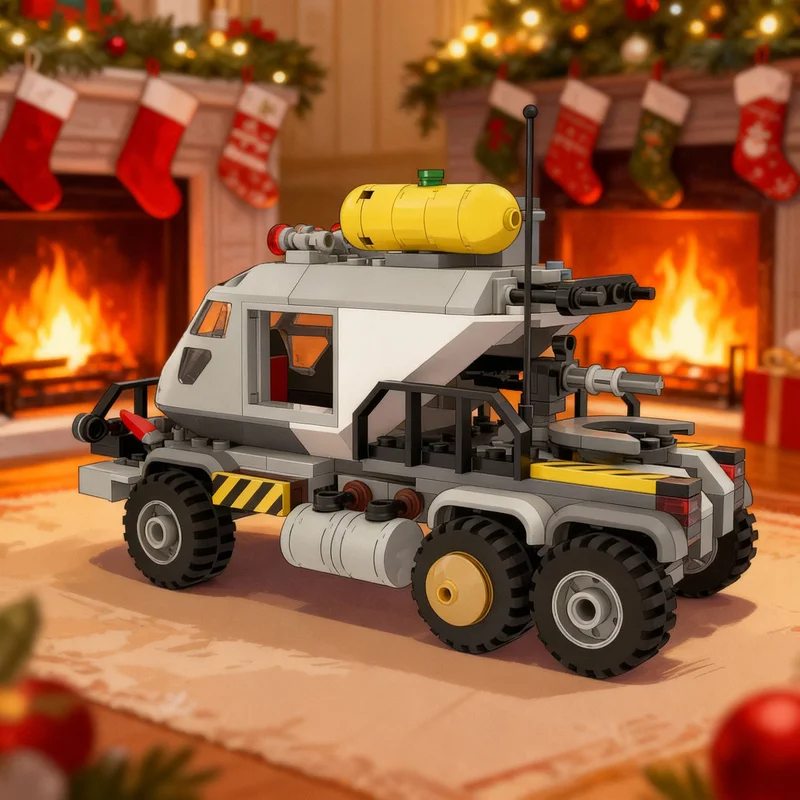 

303pcs MOC Truckter City Road Model Building Blocks Construction Assemble Christmas Gifts Toys Creative DIY Brick Idea Education